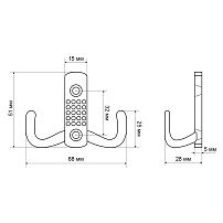 StahlBuro 212 B CP хром ЕВРОПАКЕТ крючок-вешалка (300,50) StahlBuro 212 B CP хром ЕВРОПАКЕТ крючок-вешалка (300,50)