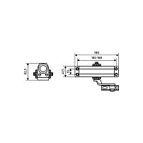 АЛЛЮР Доводчик дверной COMFORT(КОМФОРТ) ДД 168/3-5 A-S (до120 кг) серебро RAL9006, морозостойкий(10)