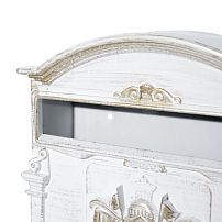 Ящик почтовый АЛЛЮР №4010В антик белый (5)