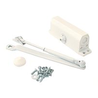 NOTEDO Доводчик дверной DC-120-I WHITE до 140 кг белый (10) NOTEDO Доводчик дверной DC-120-I WHITE до 140 кг белый (10)