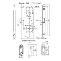 Гардиан "SOFT (СОФТ) 1 M" BL мат.черный магнитная Защелка (30) Гардиан "SOFT (СОФТ) 1 M" BL мат.черный магнитная Защелка (30)