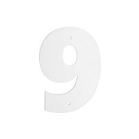 Цифра дверная Пермь "9" белая 60 мм Цифра дверная Пермь "9" белая 60 мм