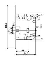 RENZ L 2070 Black черный Защелка (50) RENZ L 2070 Black черный Защелка (50)