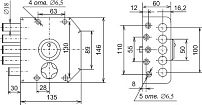 Сенат ЗНСЗ-4 3кл Ит (ЗНСЗ 3-3) 089 Замок накладной тяж (6)