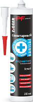 Силикон санитарный ZIGGER PF белый 280 мл 02-02-28 (24) Силикон санитарный ZIGGER PF белый 280 мл 02-02-28 (24)